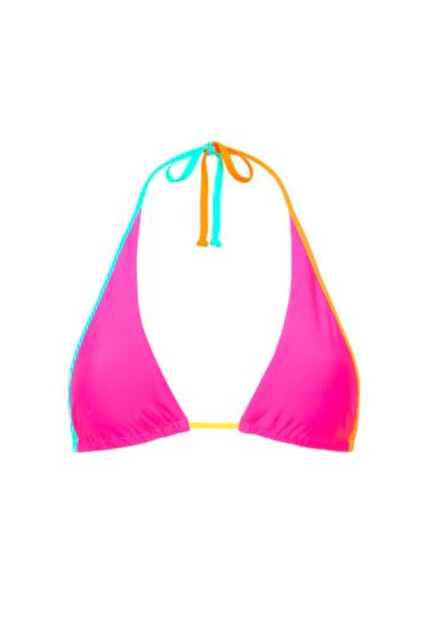 Fiesta - BIND TIE HALTER BIKINI TOP