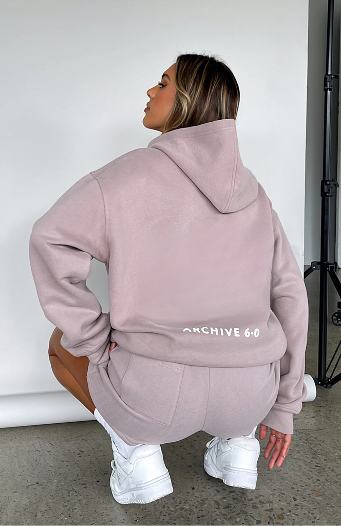 Oversize Hoodie + Shorts Set - Cinnamon