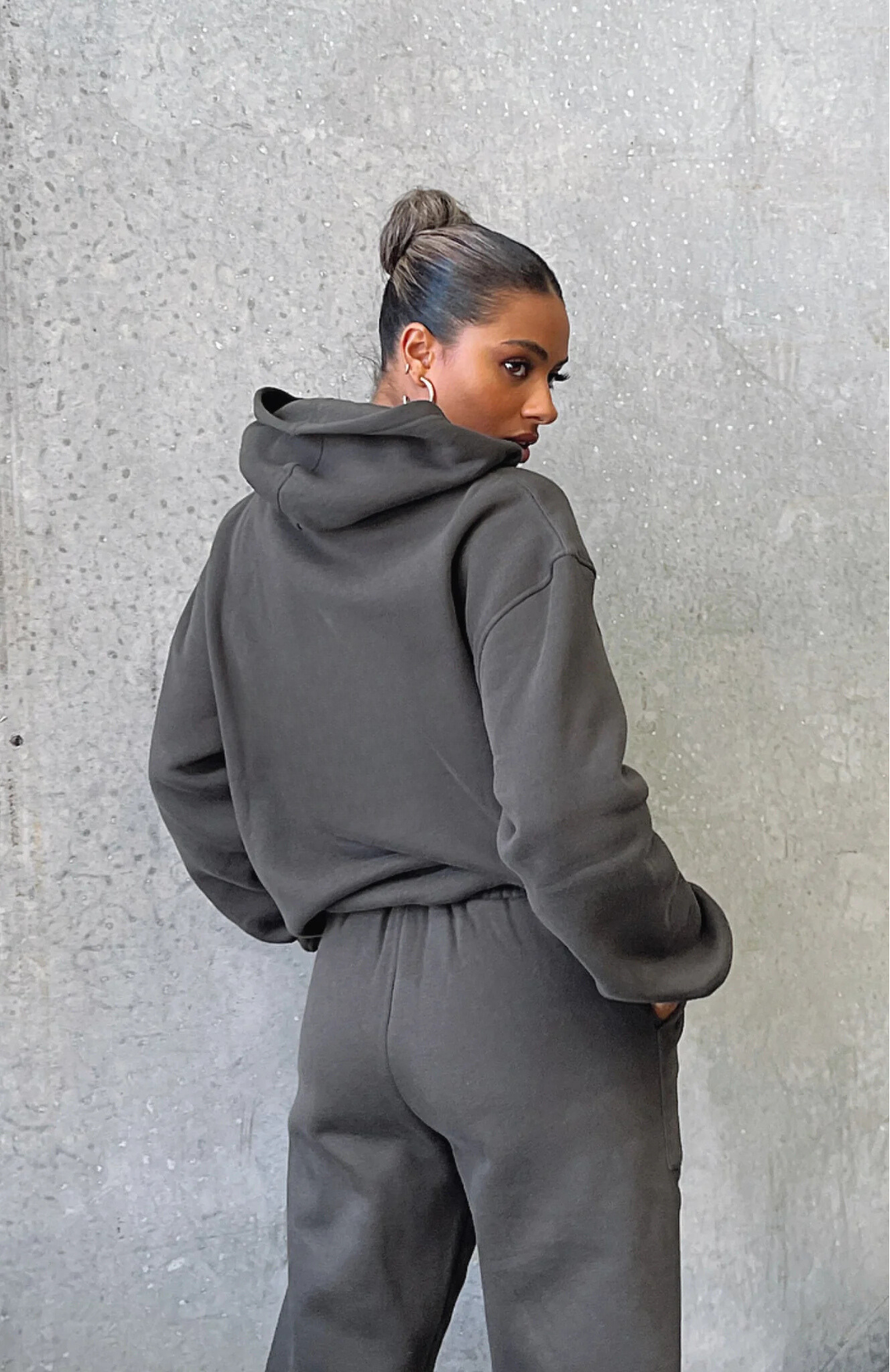 Oversize Hoodie Set - Shadow