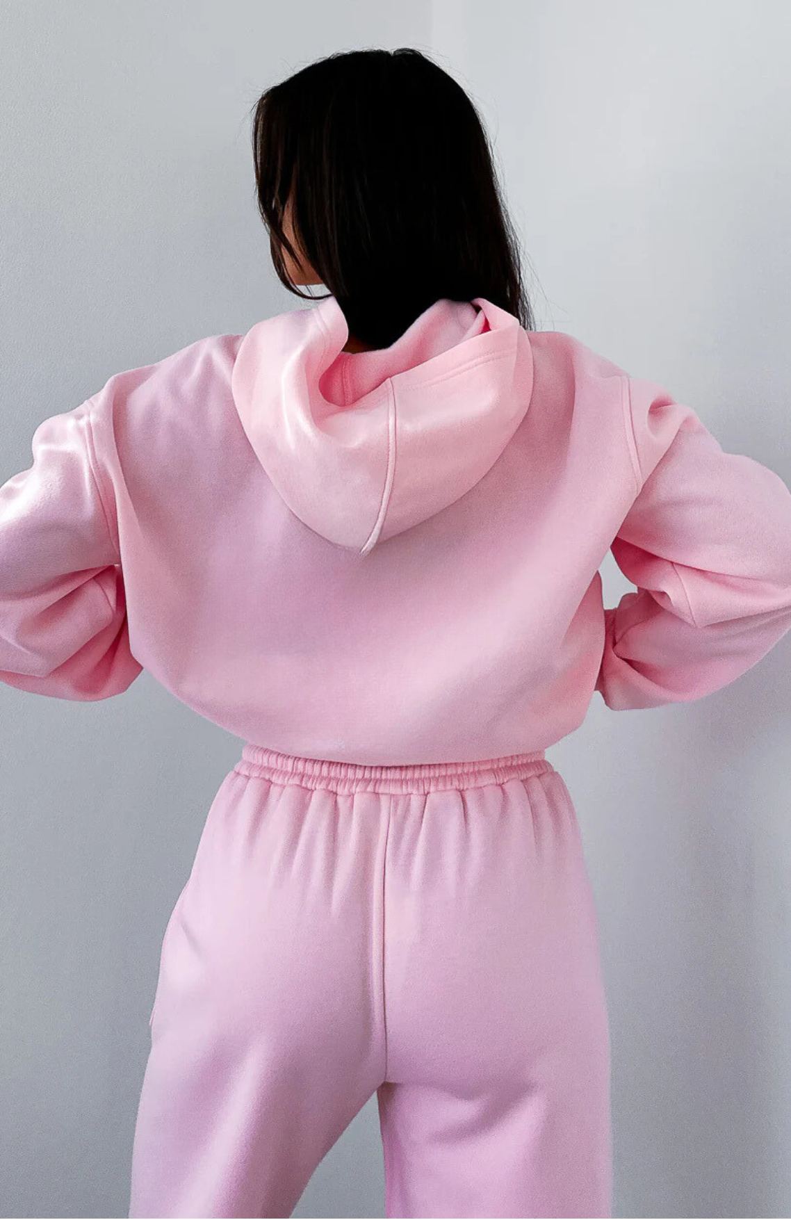 Oversize Hoodie Set - Posy Pink