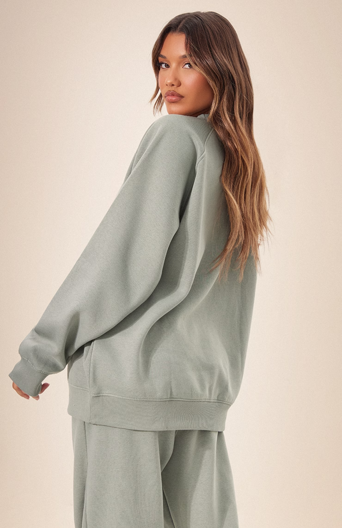 Premium Oversized Sweat Set - Green