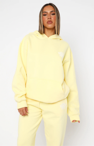 Oversize Hoodie Set - Lemon