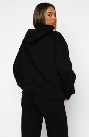 Oversize Hoodie Set - Black