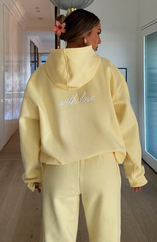 Oversize Hoodie Set - Lemon