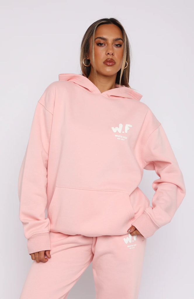 Oversize Hoodie Set Pink