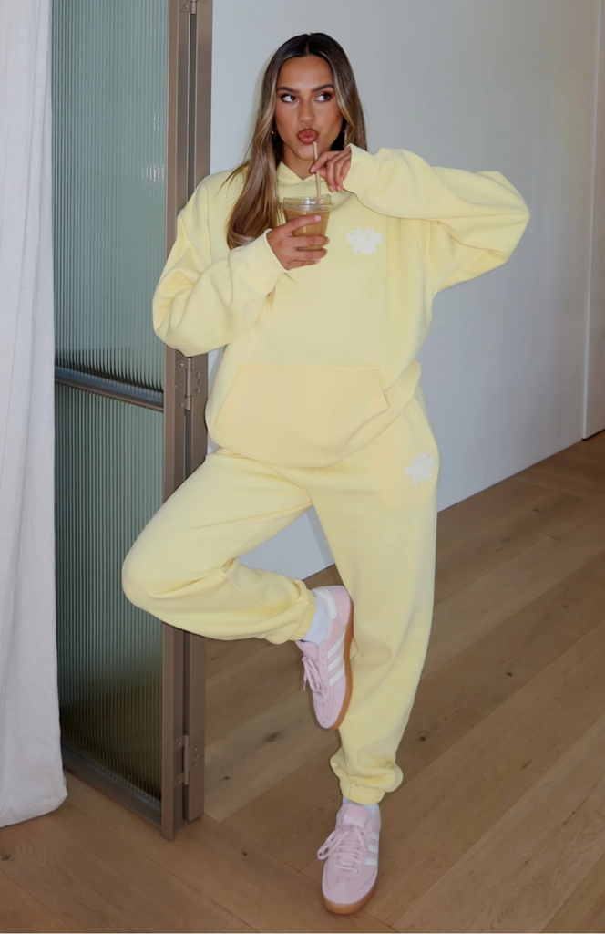 Oversize Hoodie Set - Lemon