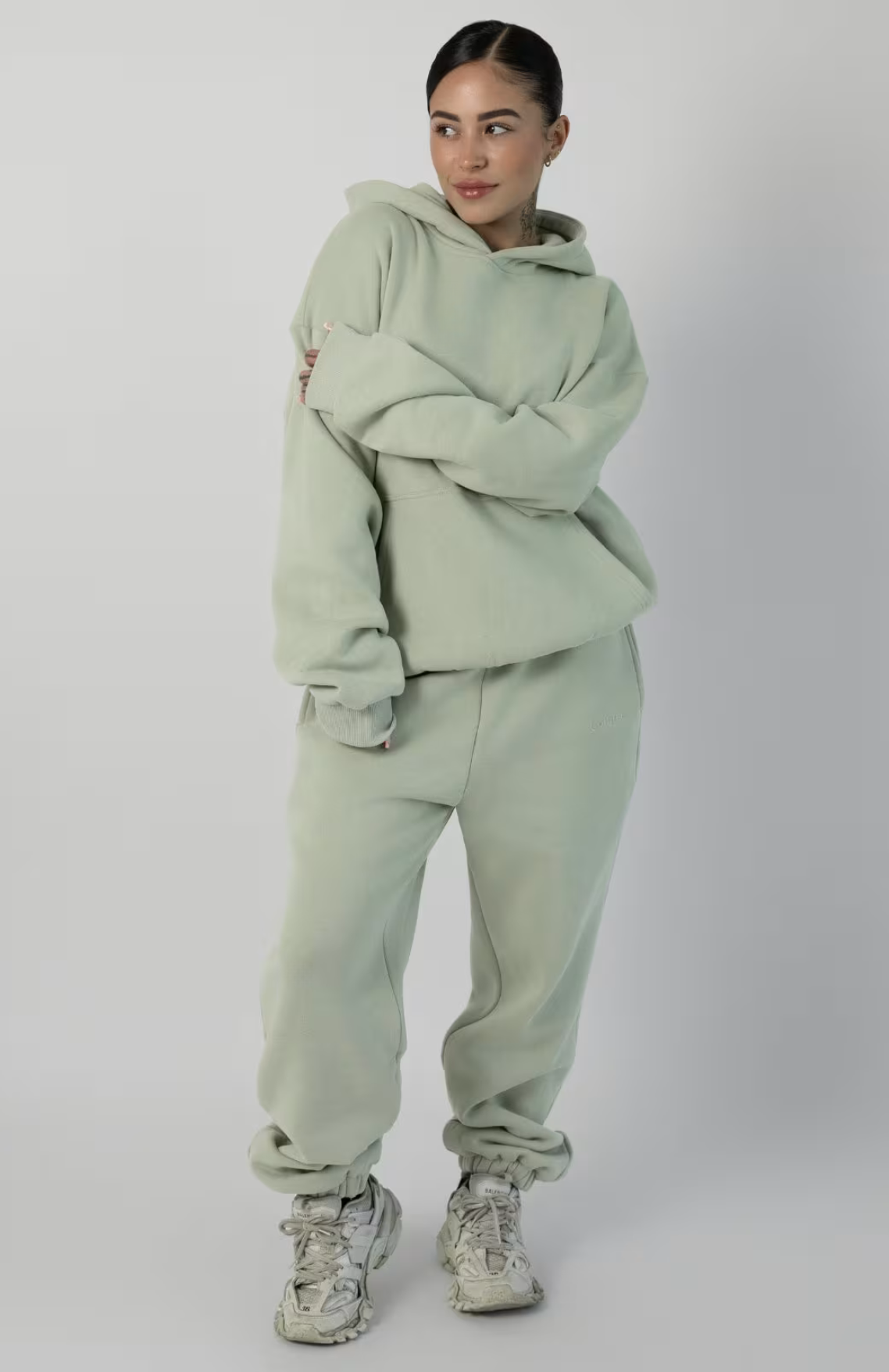 Oversize Sweatpants - Green Tea