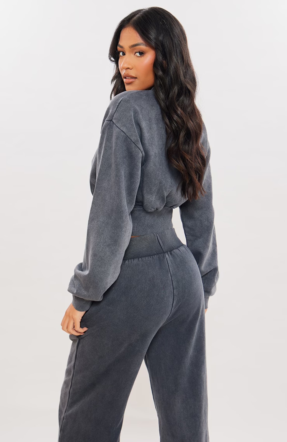 Tall Oversized Sweatshirt - Washed Charcoal