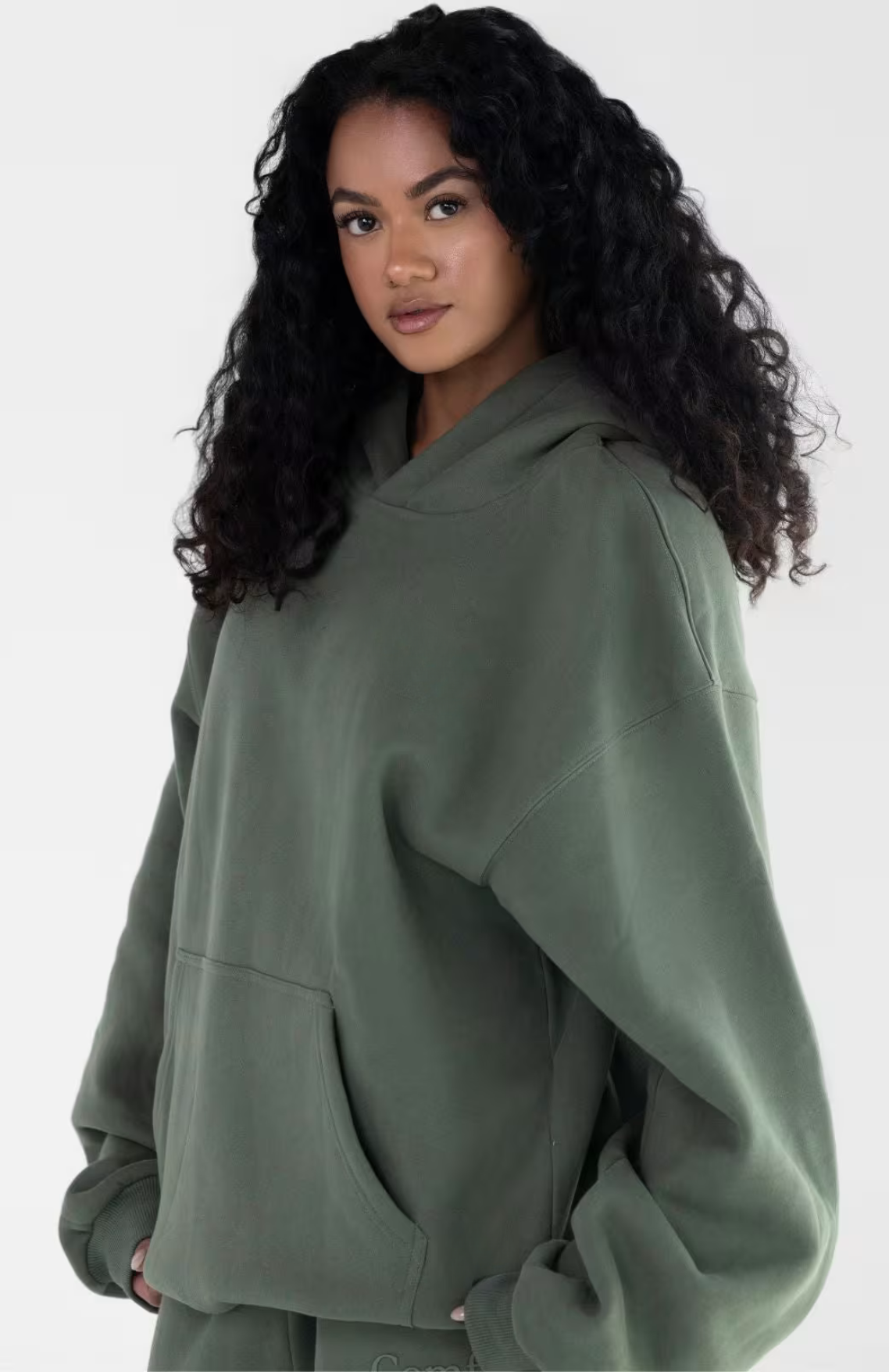 Minimalist Oversize Sweatsuit - Forest