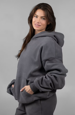 Minimalist Oversize Sweatsuit - Steel Grey