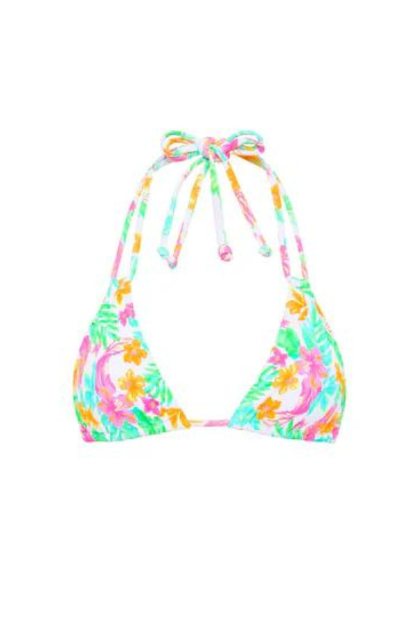 Orchid Oasis - Halter Bralette Bikini Top