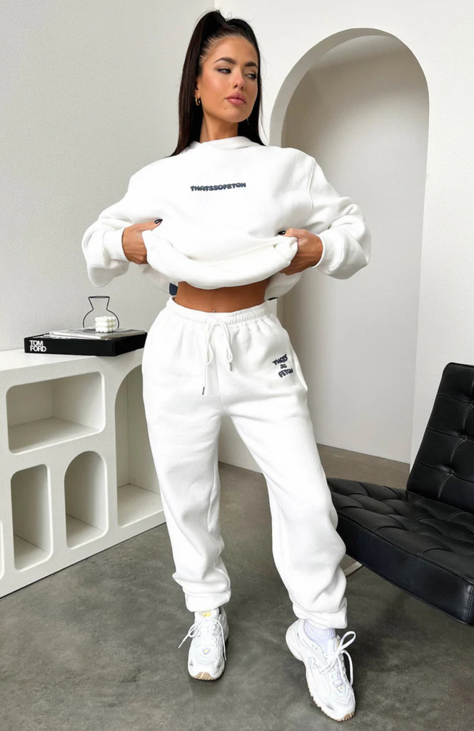 Oversize Hoodie Set - White