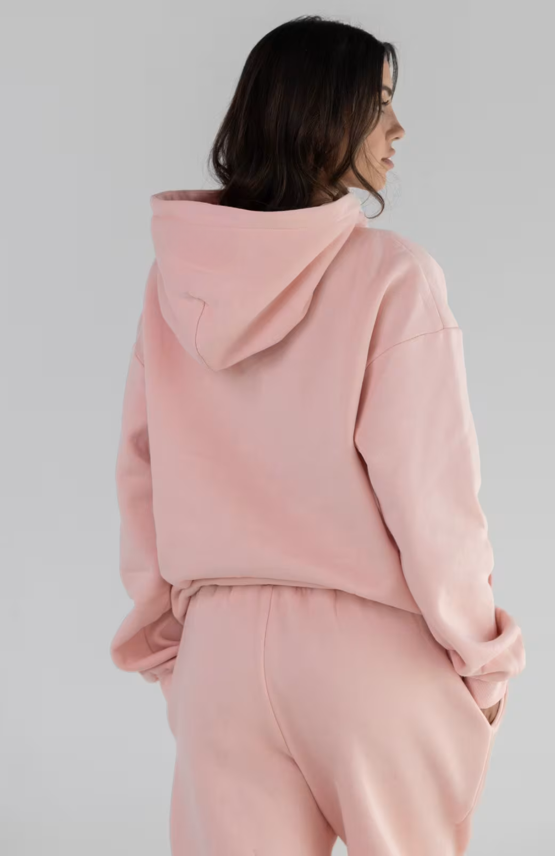 Pastel Oversize Sweatpants - Peach