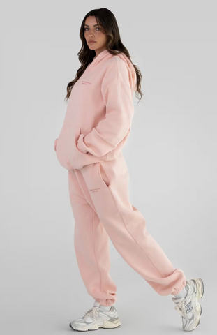 Pastel Oversize Sweatpants - Peach