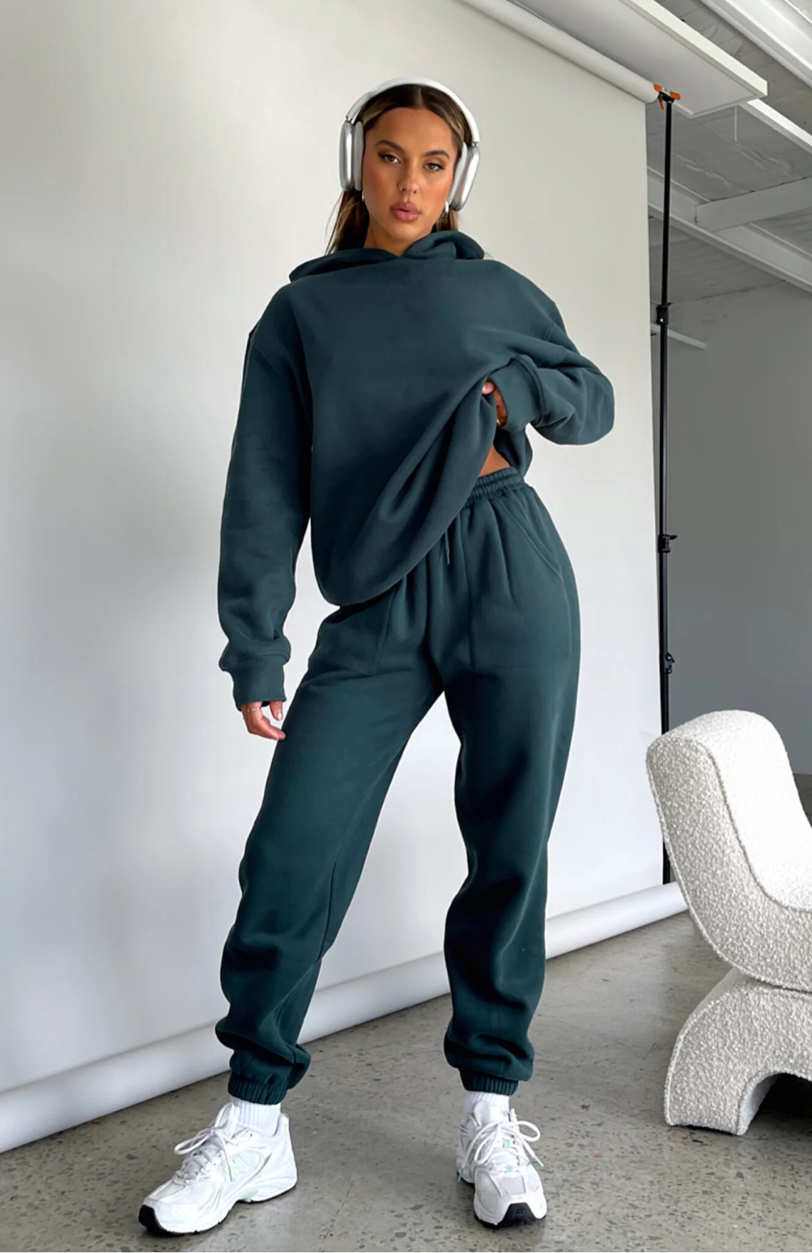 Oversize Hoodie Set - Pine