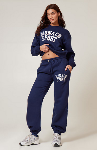 Oversized Sweatshirt Set - Navy