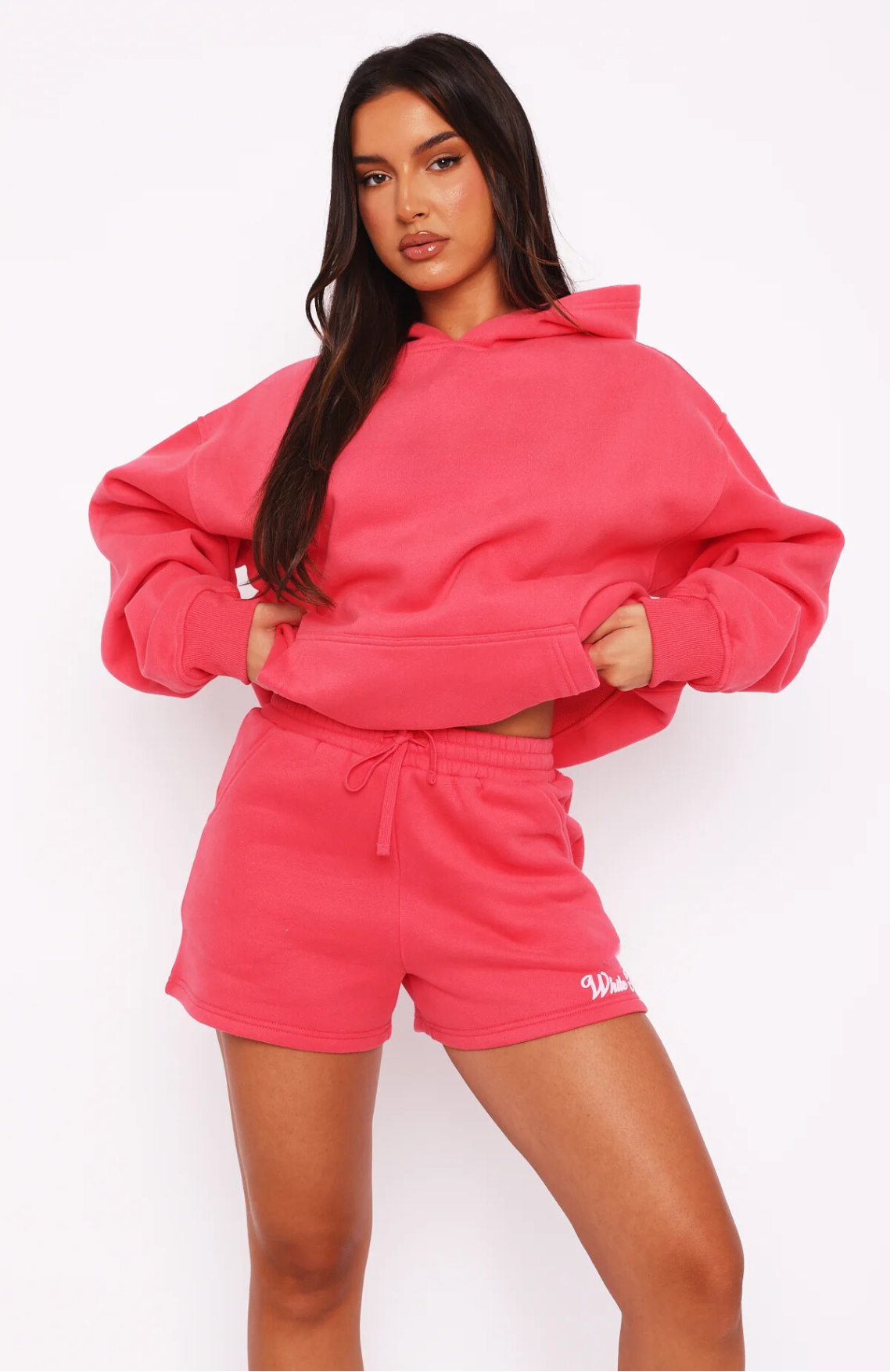 Oversize Hoodie + Shorts Set - Sorbet