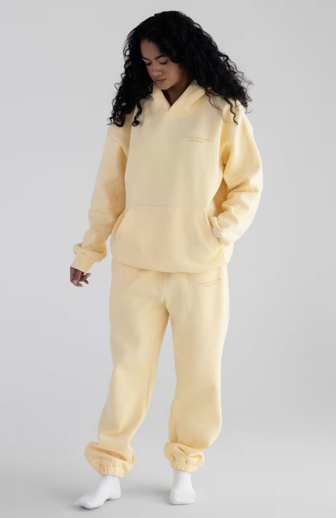 Pastel Oversize Sweatpants - Canary