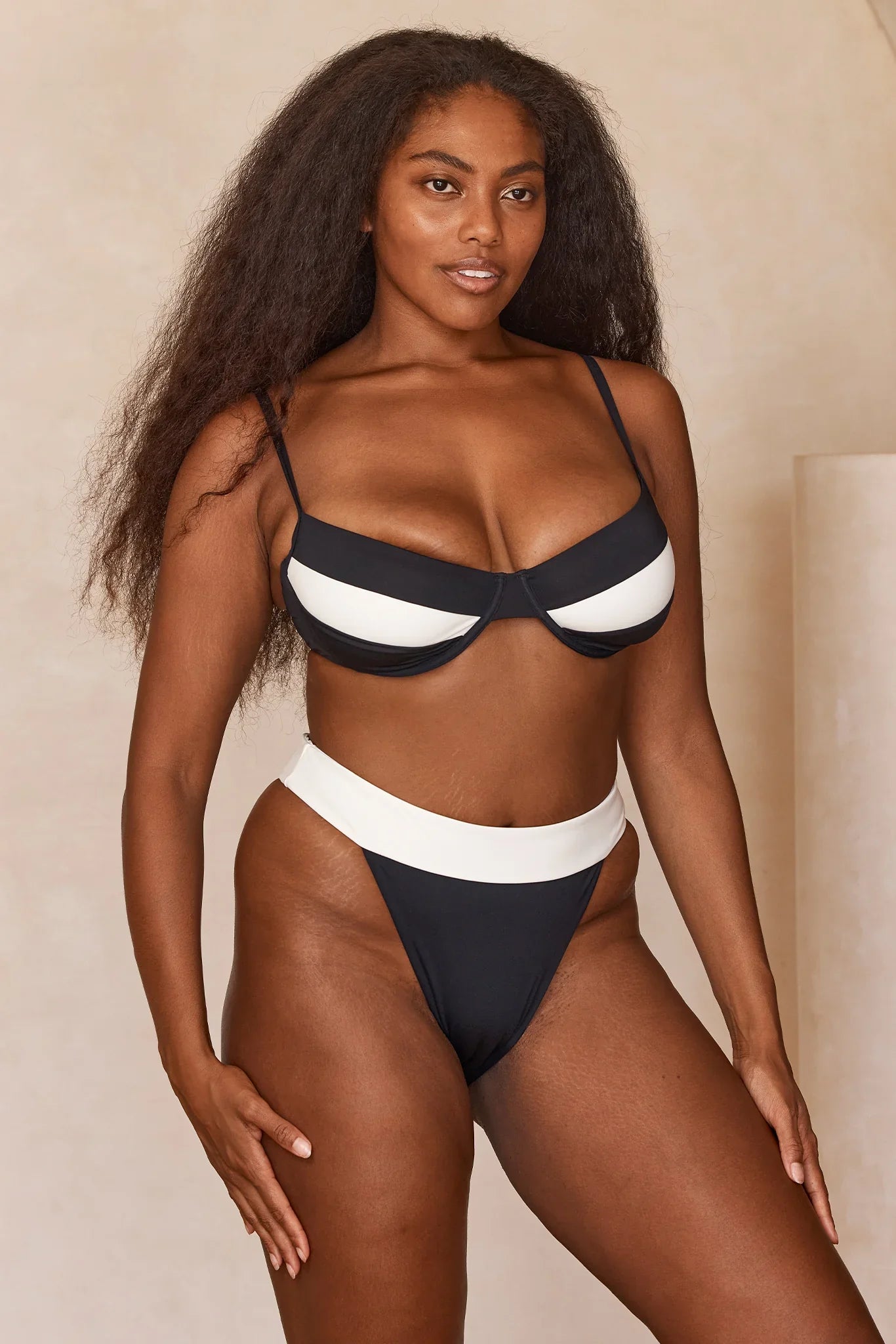 Barbados BOTTOM - BLACK/IVORY