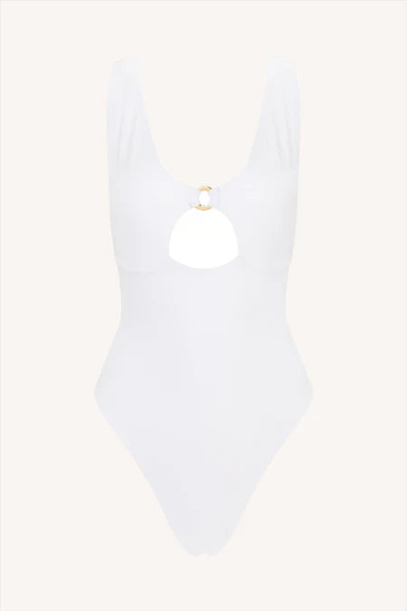 One Piece Cutout White