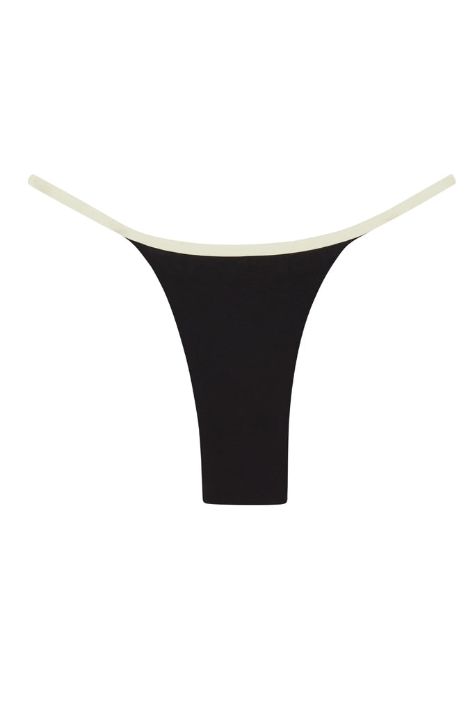 Monaco Bottom - BLACK/IVORY