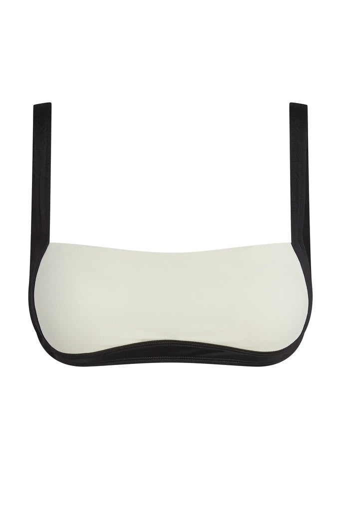 Paris Top - Ivory / Black