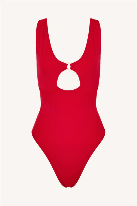One Piece Cutout Red