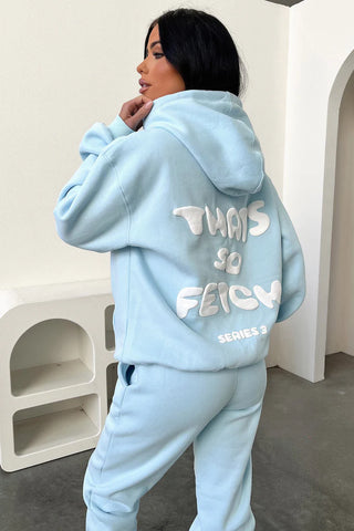 Oversize Hoodie Set - Pale Blue