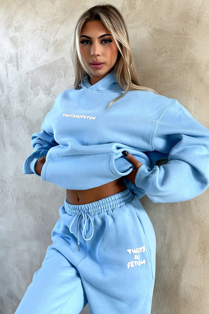 Oversize Hoodie Set - Blue