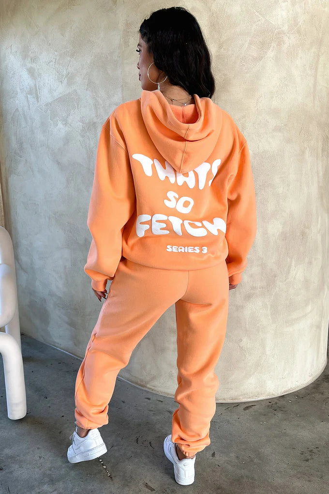 Oversize Hoodie Set -Peach