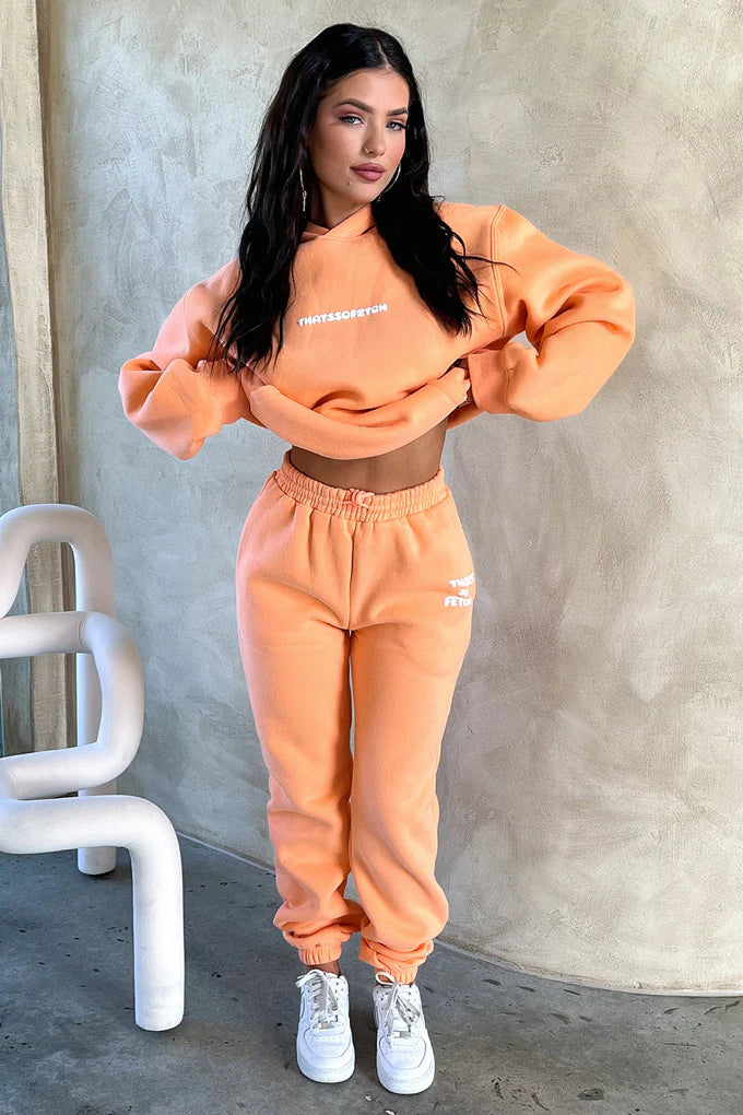 Oversize Hoodie Set -Peach