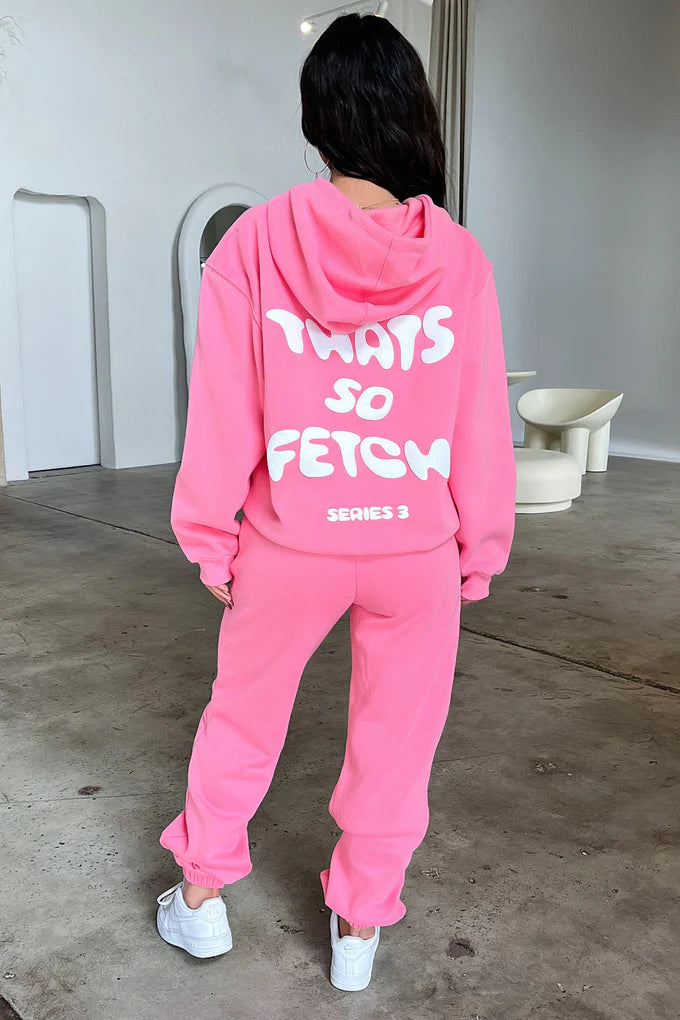 Oversize Hoodie Set - Pink