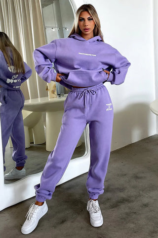 Oversize Hoodie Set - Purple