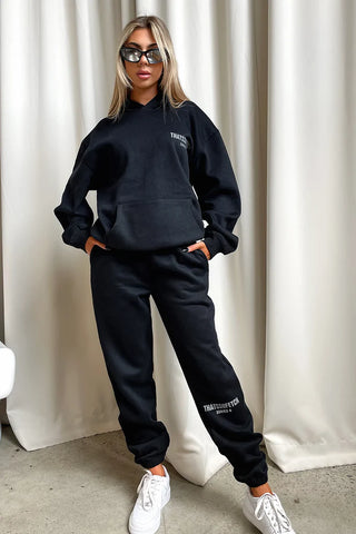 Oversize Hoodie Set - Black