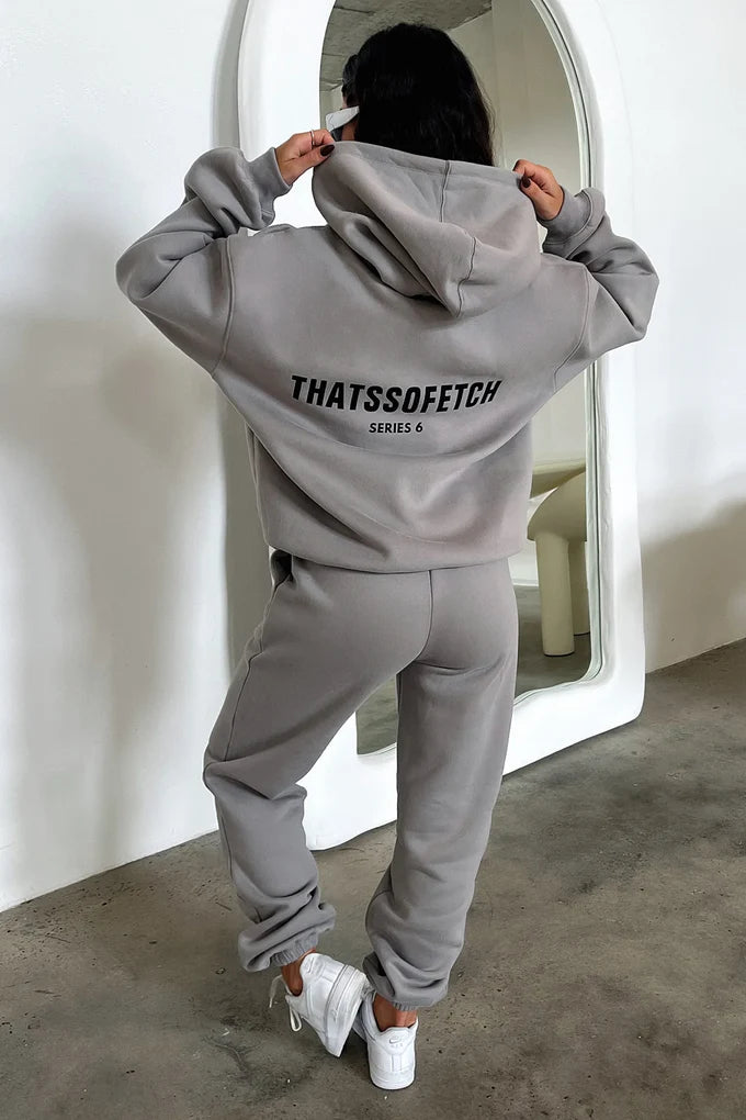 Oversize Hoodie Set - Grey