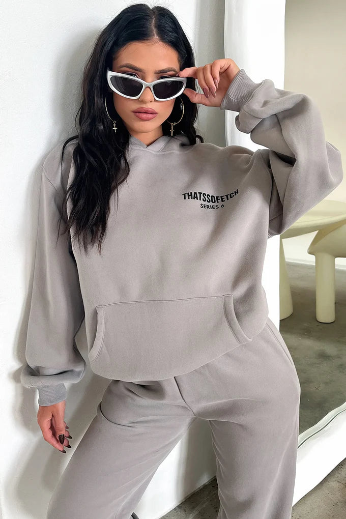 Oversize Hoodie Set - Grey