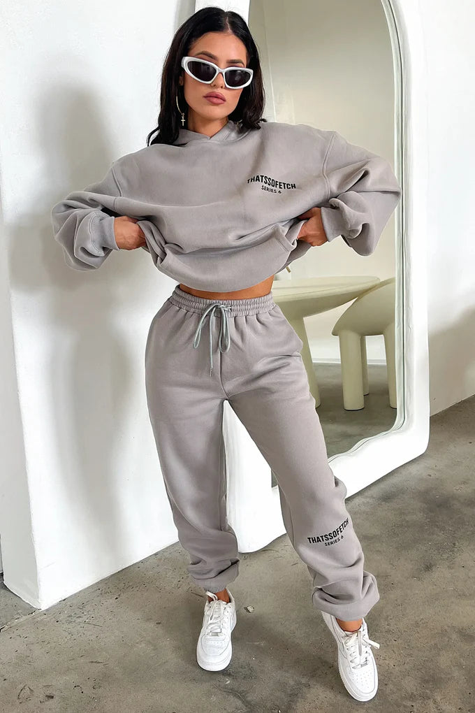 Oversize Hoodie Set - Grey